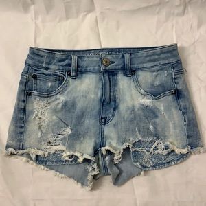 High rise American eagle shorts